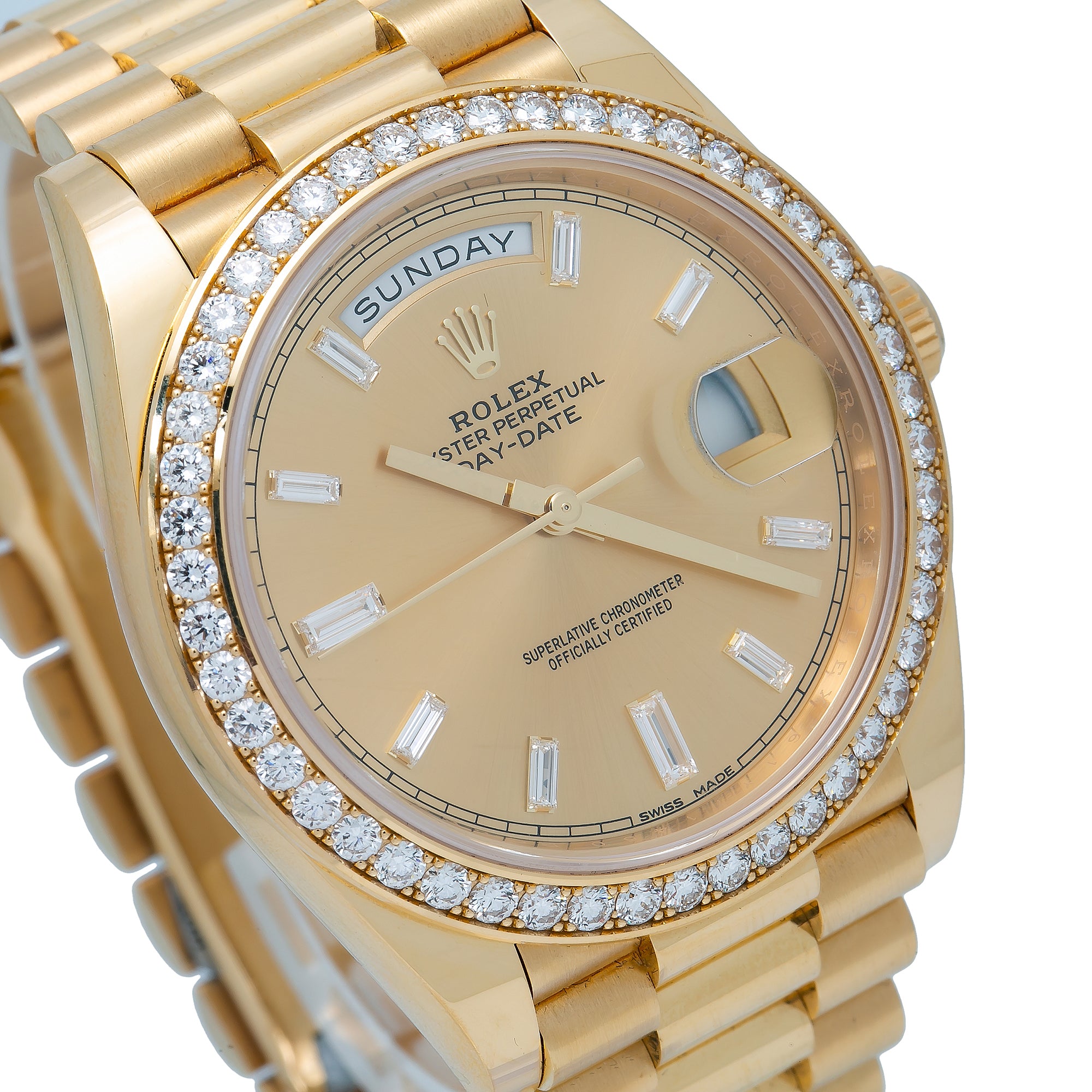 Day-Date 40 Ref 228348 Diamond Dial & Bezel