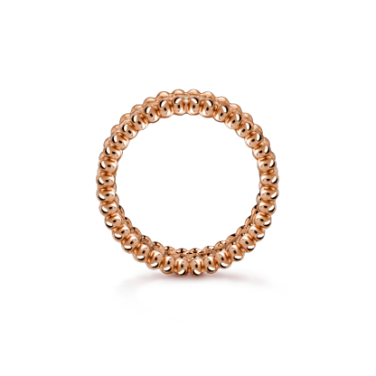 Perlée diamonds ring, 1 row