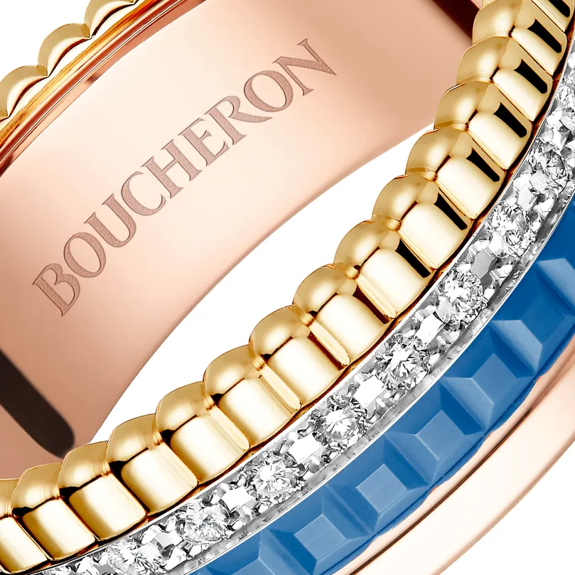 QUATRE BLUE EDITION SMALL RING