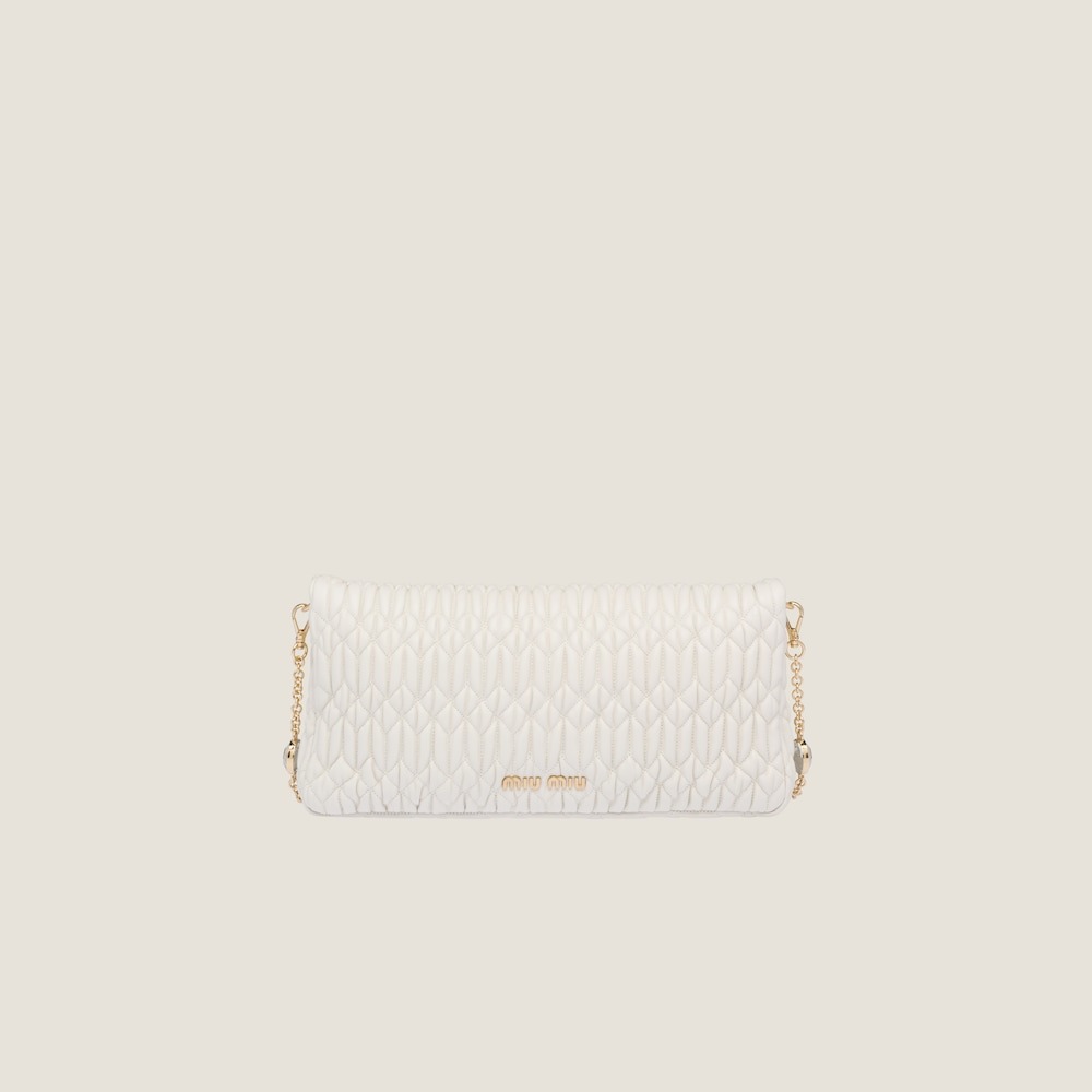 Iconic Crystal Cloqué Nappa leather bag