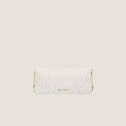 Iconic Crystal Cloqué Nappa leather bag