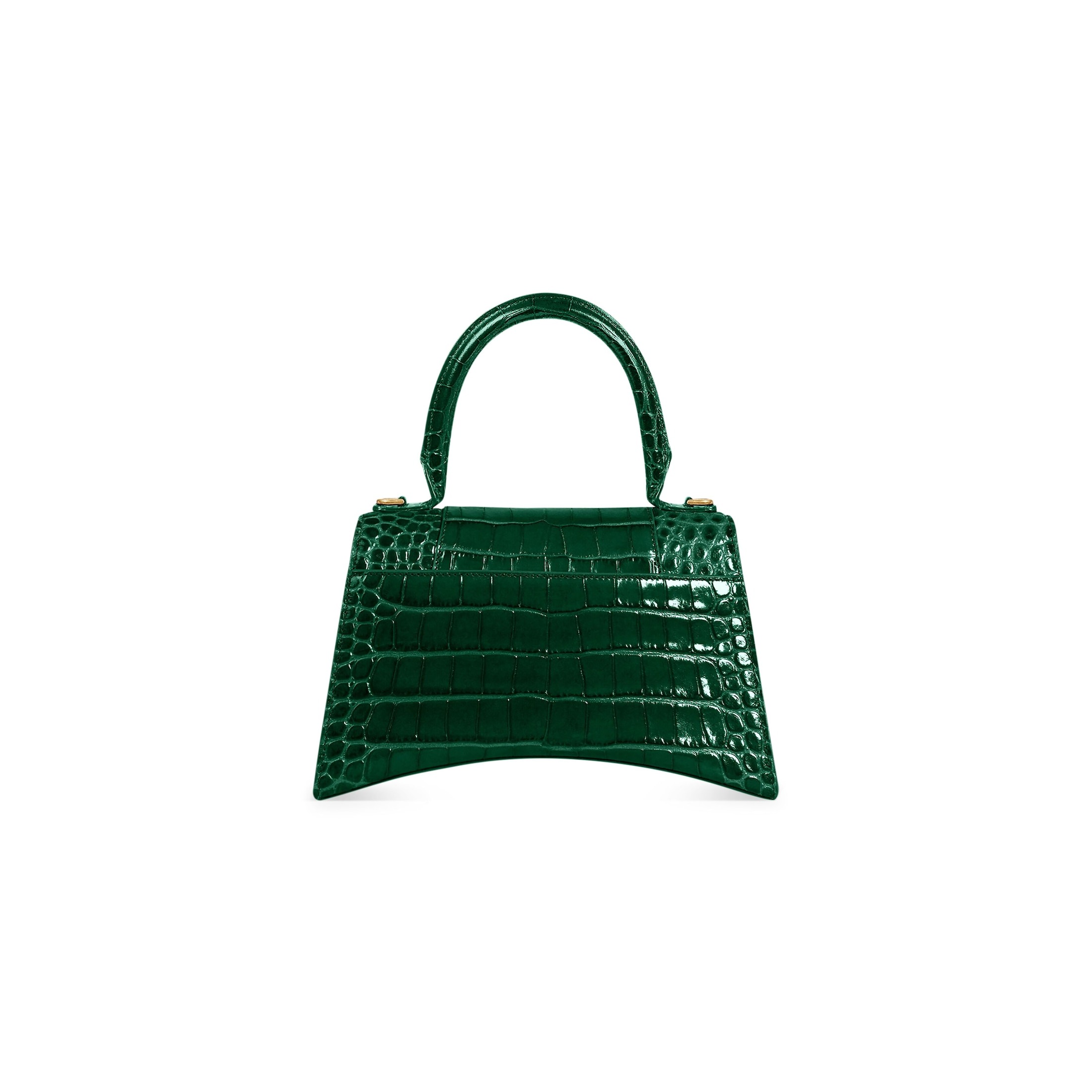 Women's Hourglass Small Handbag Crocodile Embossed