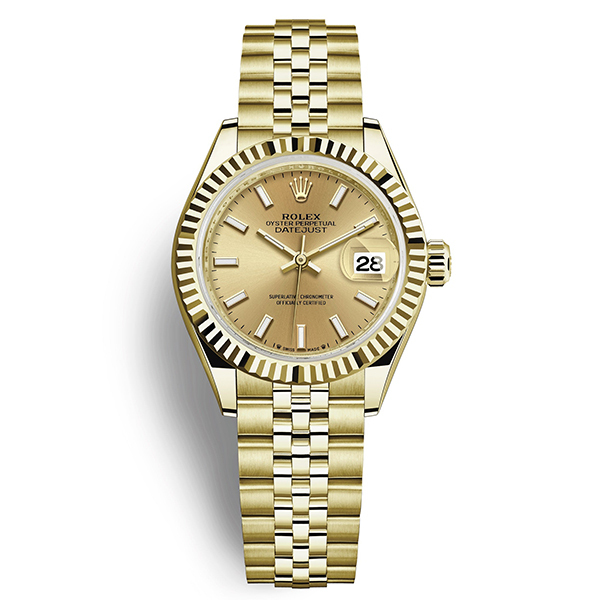 Lady-Datejust 28, 18k Yellow Gold, Ref# 279178-0003