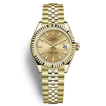 Lady-Datejust 28, 18k Yellow Gold, Ref# 279178-0003