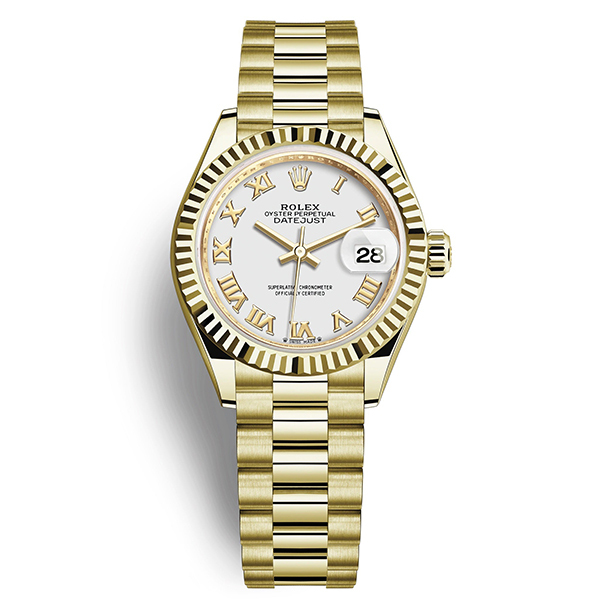 Lady-Datejust 28, 18k Yellow Gold, Ref# 279178-0029