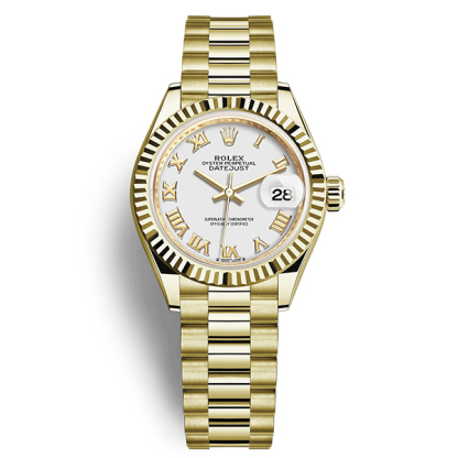 Lady-Datejust 28, 18k Yellow Gold, Ref# 279178-0029