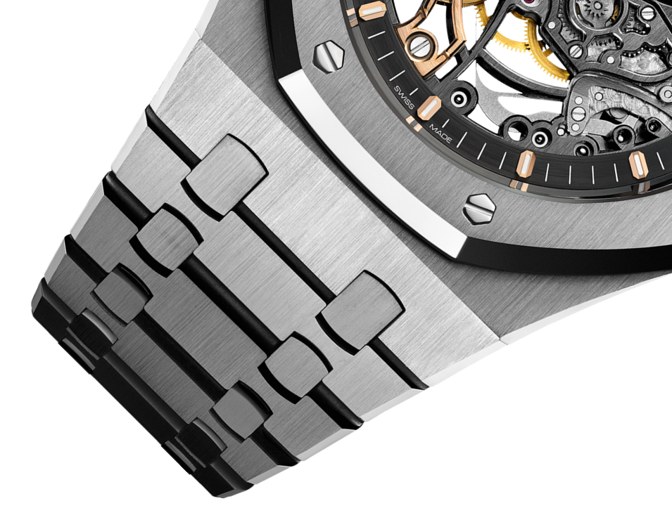 ROYAL OAK DOUBLE BALANCE WHEEL OPENWORKED Ref. 15407ST.OO.1220ST.01