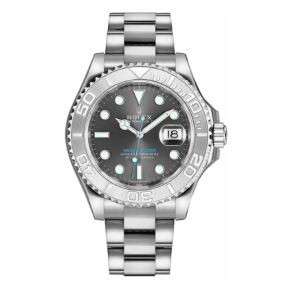 Yacht-Master 37 Rhodium Dial Chronometer Luxury Watch 268622-0002