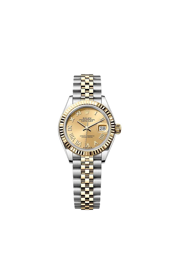Lady-Datejust Oyster, 28 mm, Oystersteel and yellow gold Reference 279173-0009