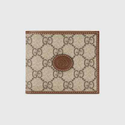 WALLET WITH INTERLOCKING G
