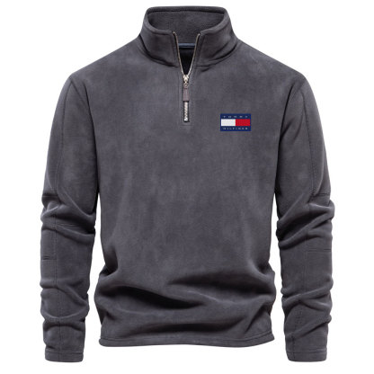 Polar Fleece 7559 navy zip-neck sweatshirtPolar Fleece 7559 navy zip-neck sweatshirt
