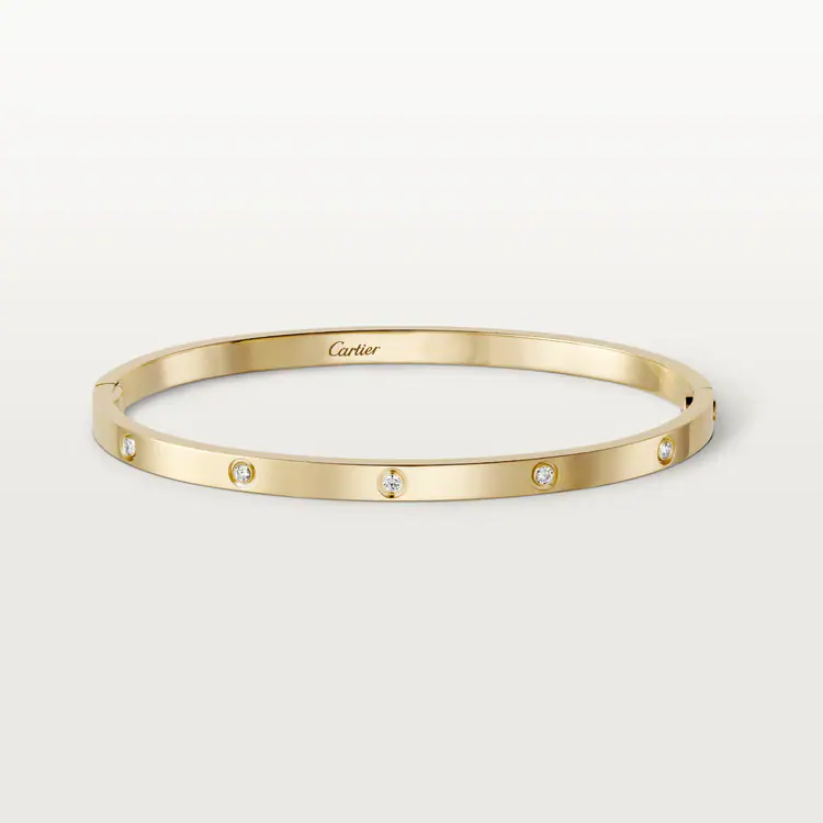 LOVE BRACELET, SMALL MODEL, 10 DIAMONDS