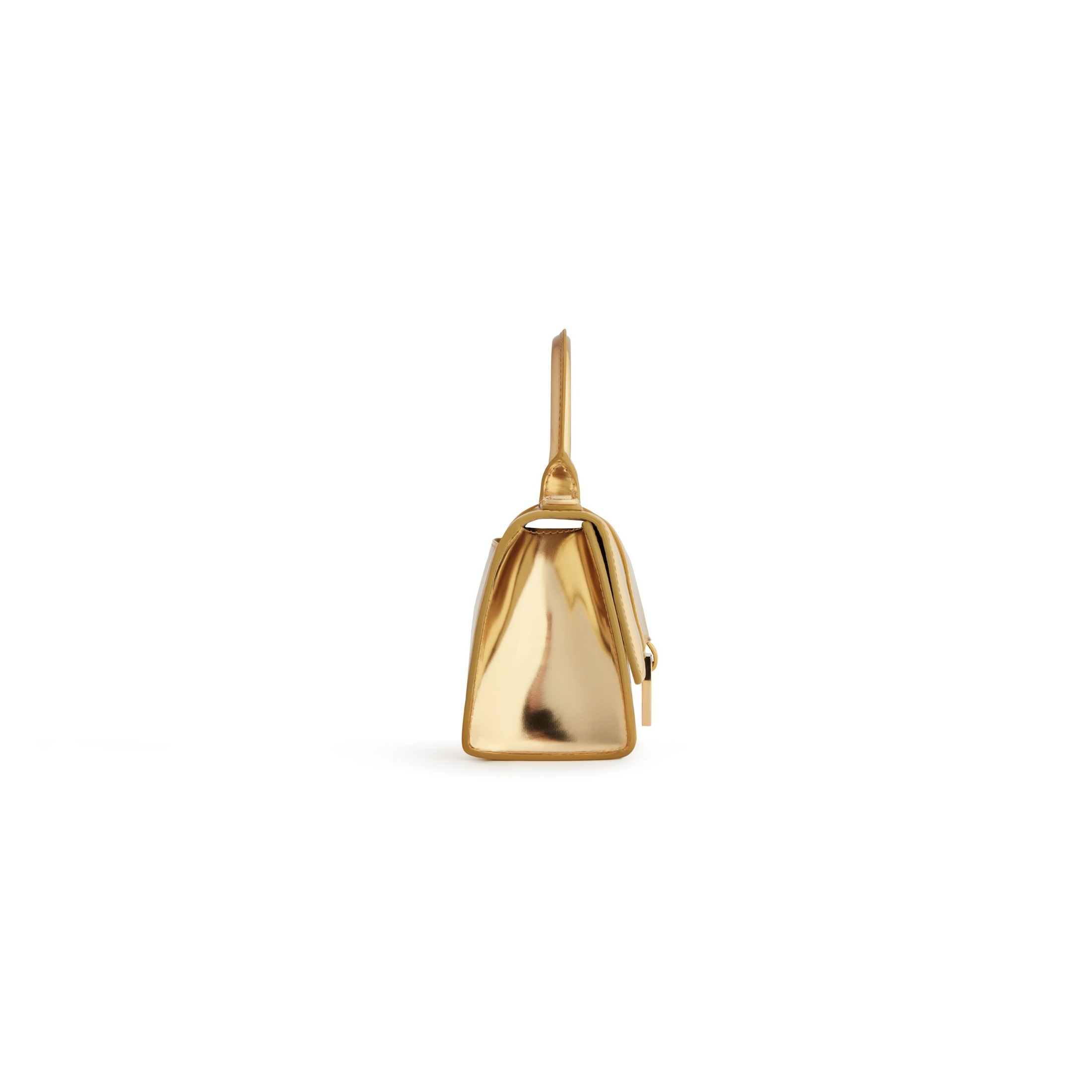Women's Hourglass Xs Handbag Mirror Effect in Gold