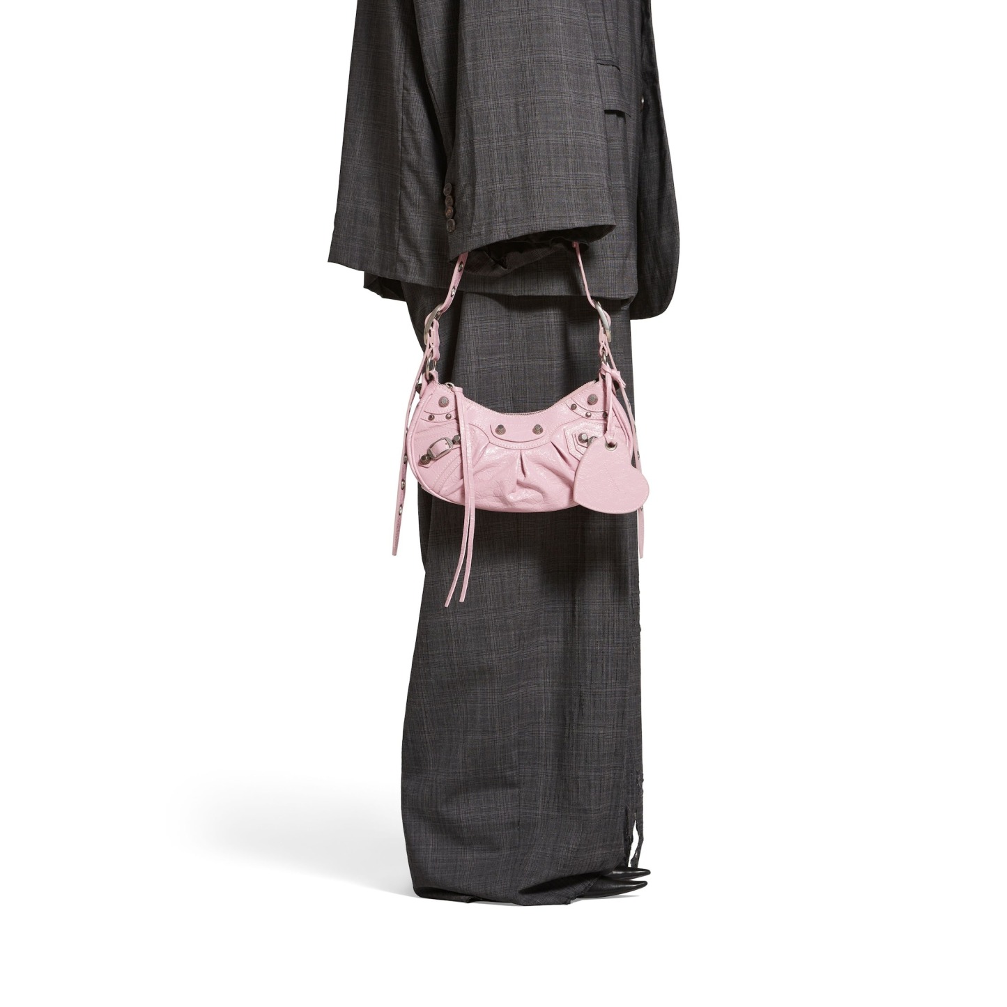 Women's Le Cagole Xs Shoulder Bag in Light Pink