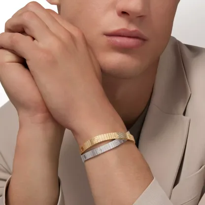 LOVE UNLIMITED BRACELET, FLEXIBLE, WHITE GOLD