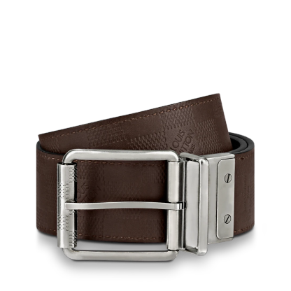 Damier Print 40MM Reversible