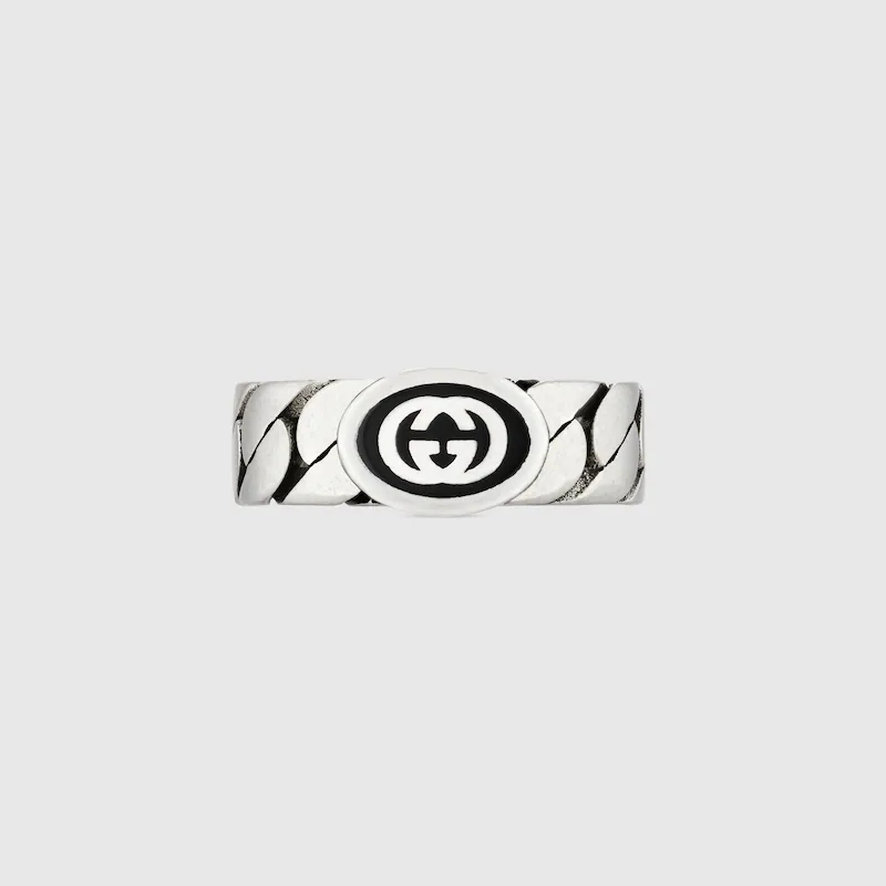 WIDE INTERLOCKING RING