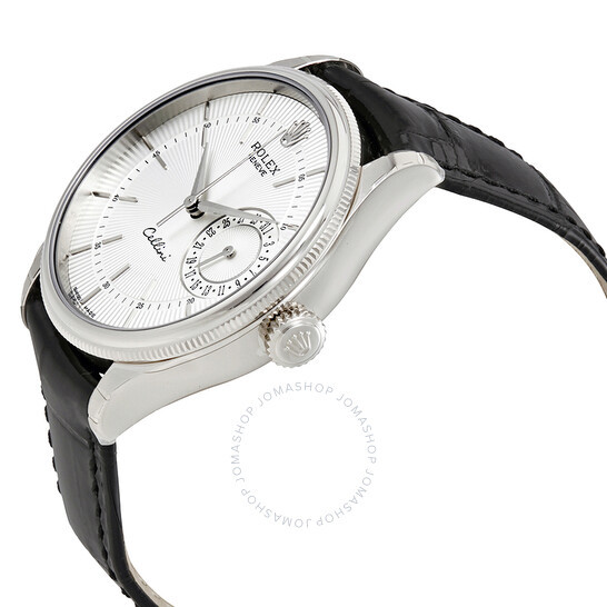 CELLINI TIME DATE SILVER MULTICOLOR DIAL SELECTION BLACK LEATHER STRAP 39MM