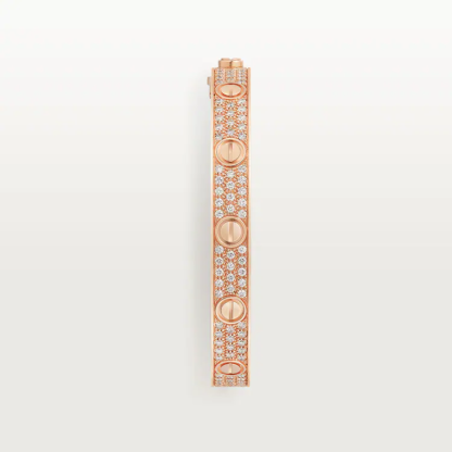 LOVE BRACELET, DIAMOND-PAVED