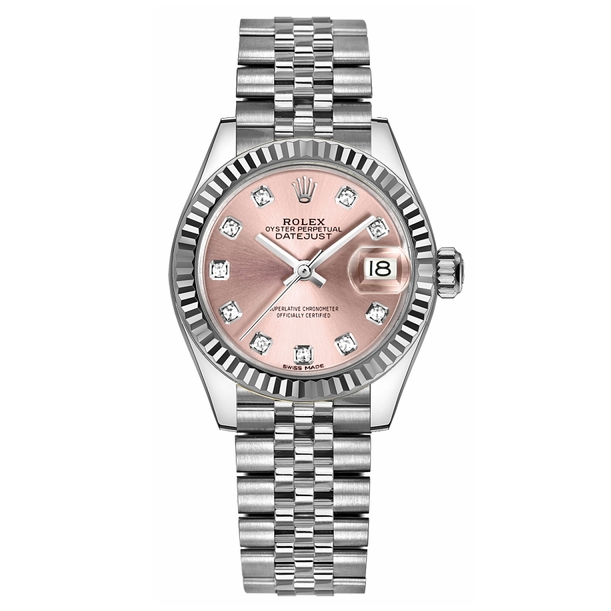 Lady-Datejust 28 Pink Dial Watch 279174-0003