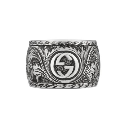 Small Feline Head Sterling Silver Ring