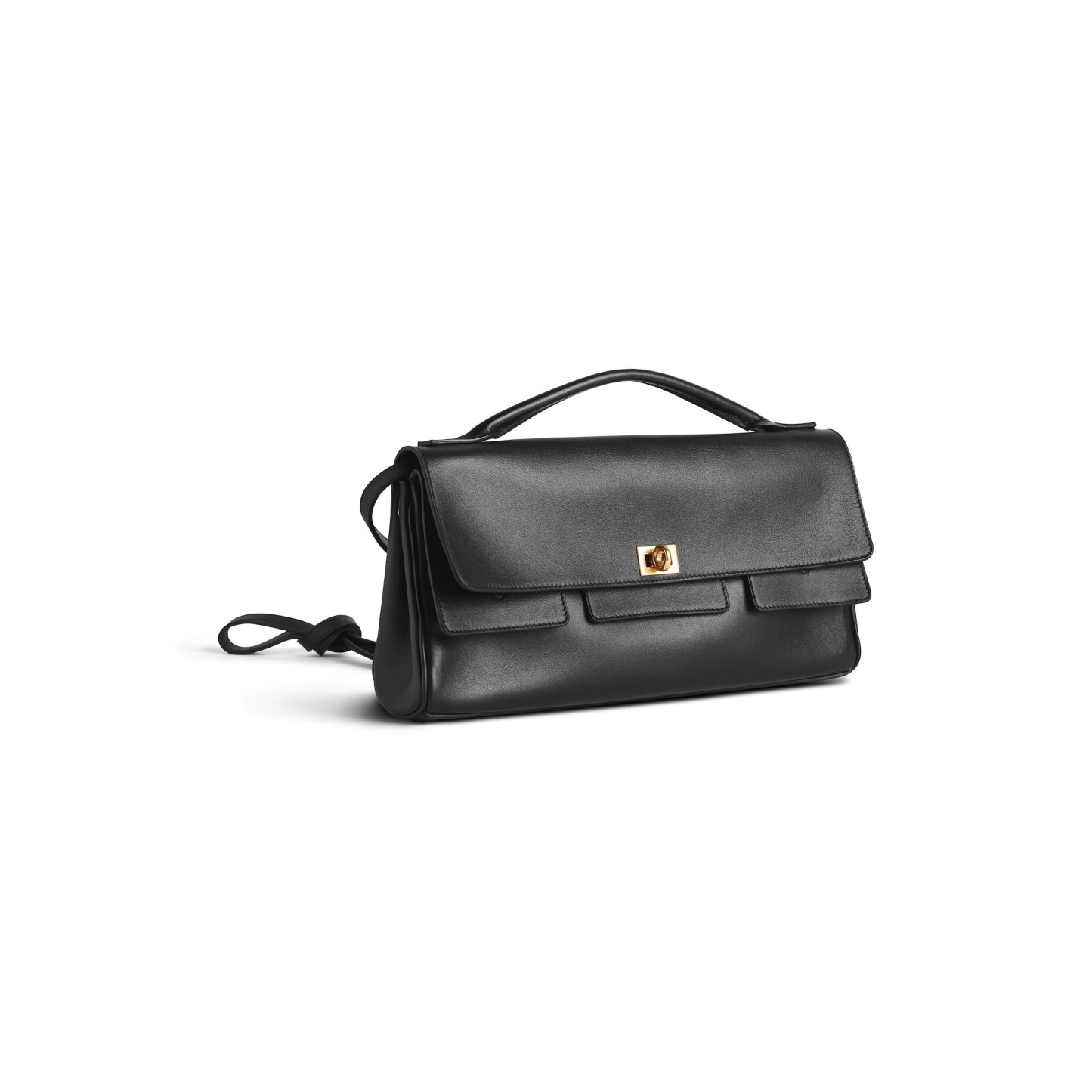 Women's Bel Air Small Clutch On Strap in Black
