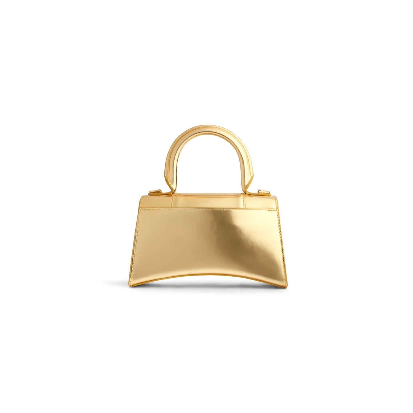 Women's Hourglass Xs Handbag Mirror Effect in Gold