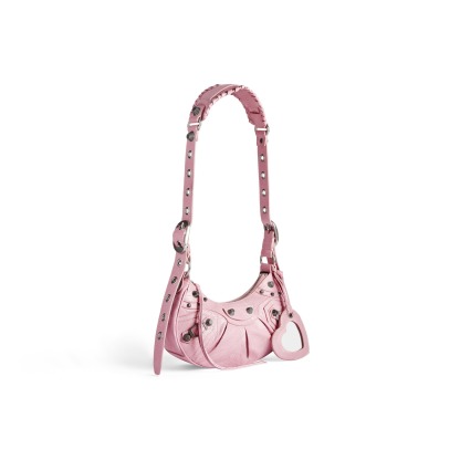 Women's Le Cagole Xs Shoulder Bag in Light Pink