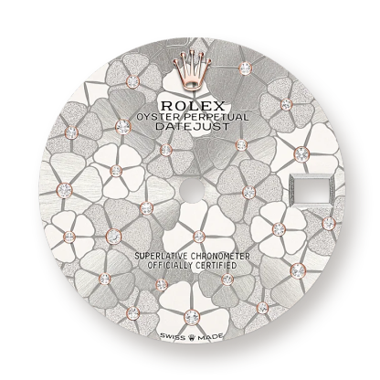 Datejust 31mm, Oystersteel and 18k Everose Gold and Diamonds, Ref# 278241-0031