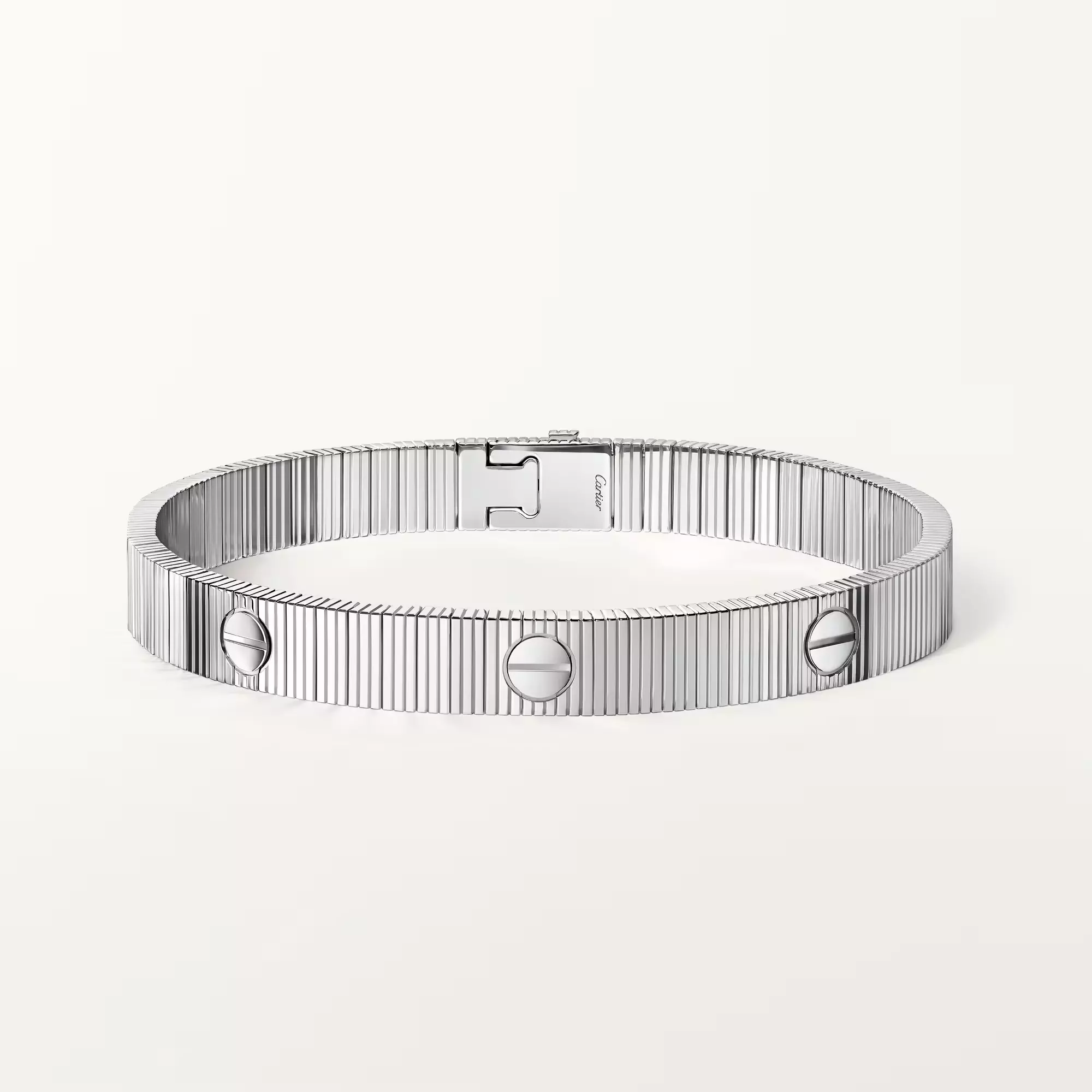 LOVE UNLIMITED BRACELET, FLEXIBLE, WHITE GOLD