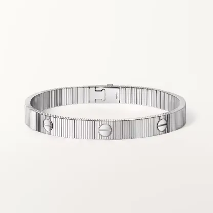 LOVE UNLIMITED BRACELET, FLEXIBLE, WHITE GOLD