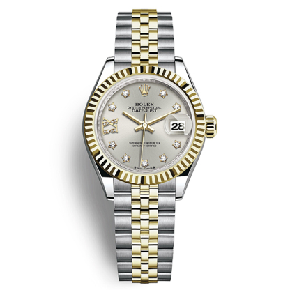 Lady-Datejust 28, Oystersteel and 18k Yellow Gold, Ref# 279173-0003