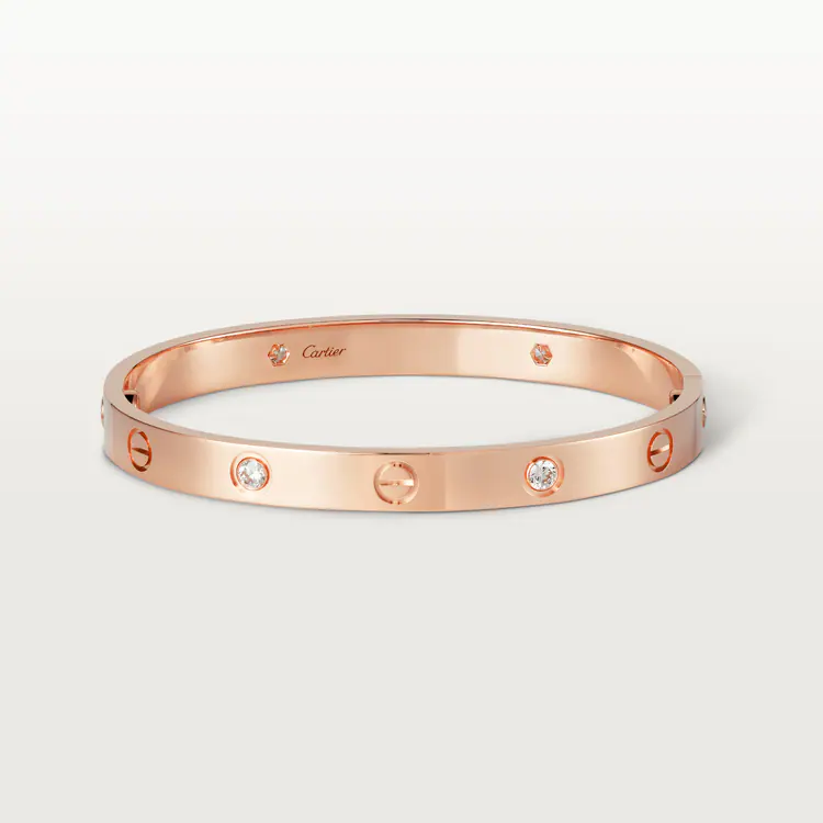 LOVE BRACELET, 4 DIAMONDS