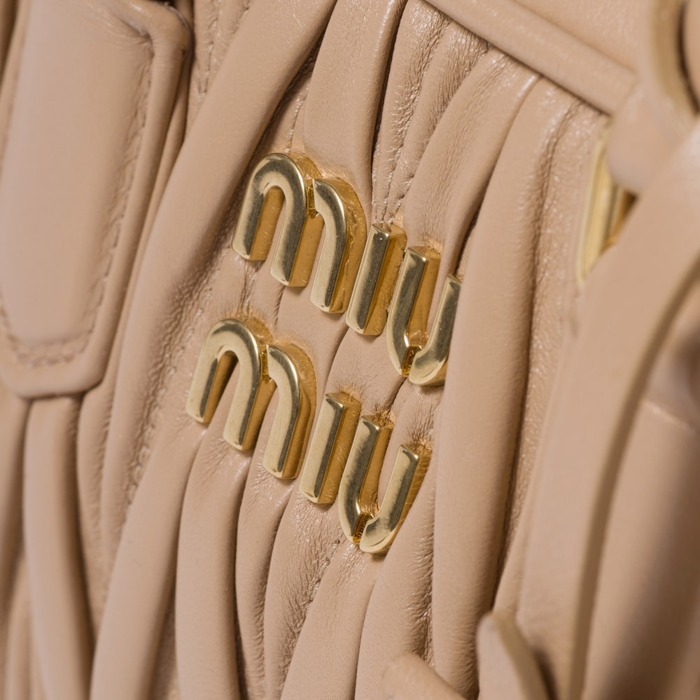 Arcadie matelassé nappa leather bag
