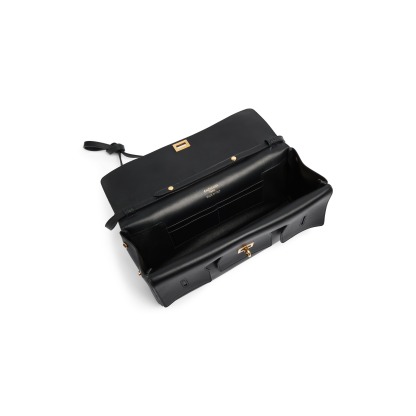 Women's Bel Air Small Clutch On Strap in Black