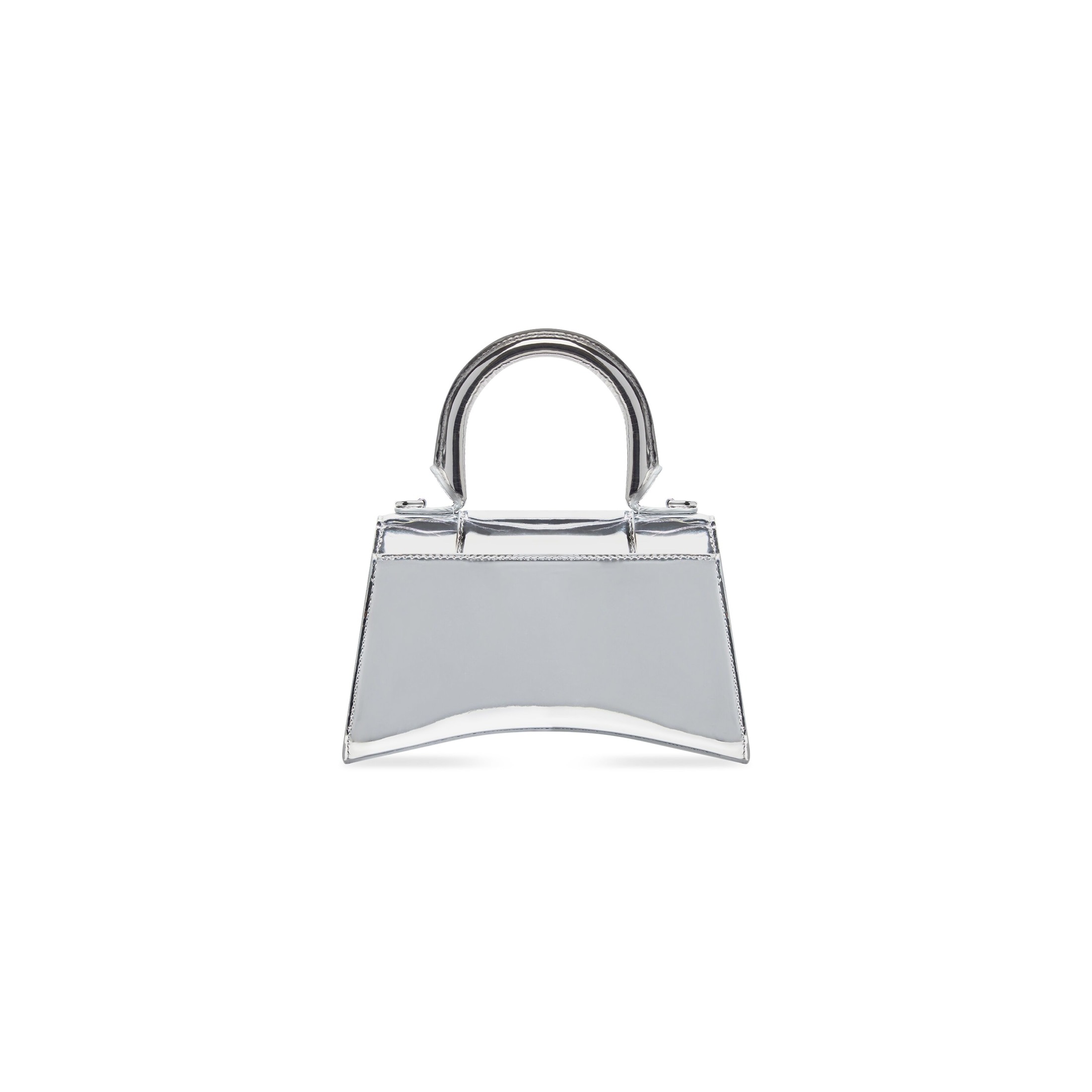 Women's Hourglass Xs Handbag Mirror Effect in Silver