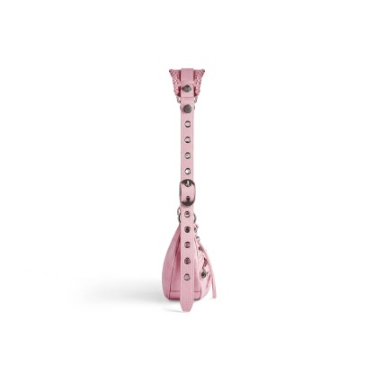 Women's Le Cagole Xs Shoulder Bag in Light Pink