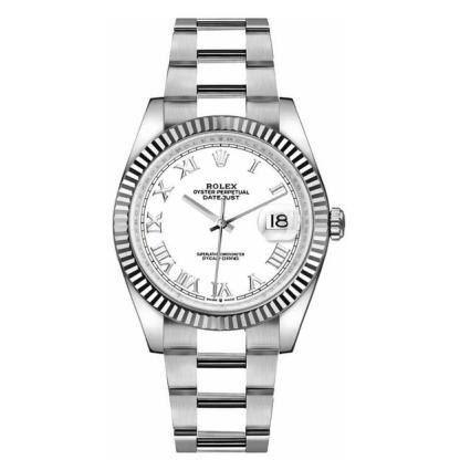 Datejust 36 18k White Gold Fluted Bezel Watch 126234-0026