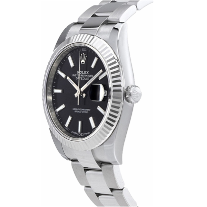 Datejust 41 Black Dial Oyster Bracelet Men's Watch 126334-0017