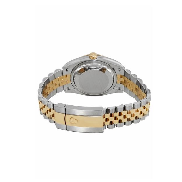 Datejust 41 Black Dial Men's Gold & Steel Watch 126333-0014