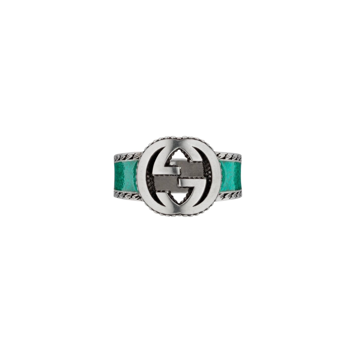 TURQUOISE ENAMEL RING