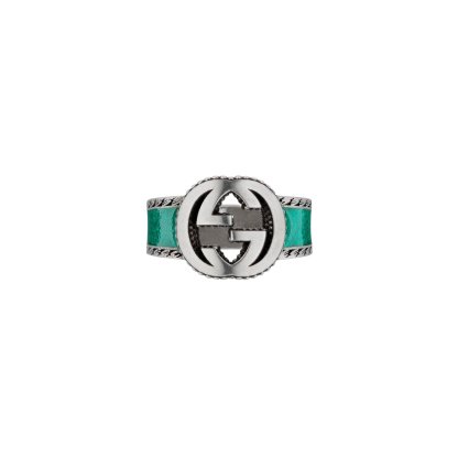 TURQUOISE ENAMEL RING