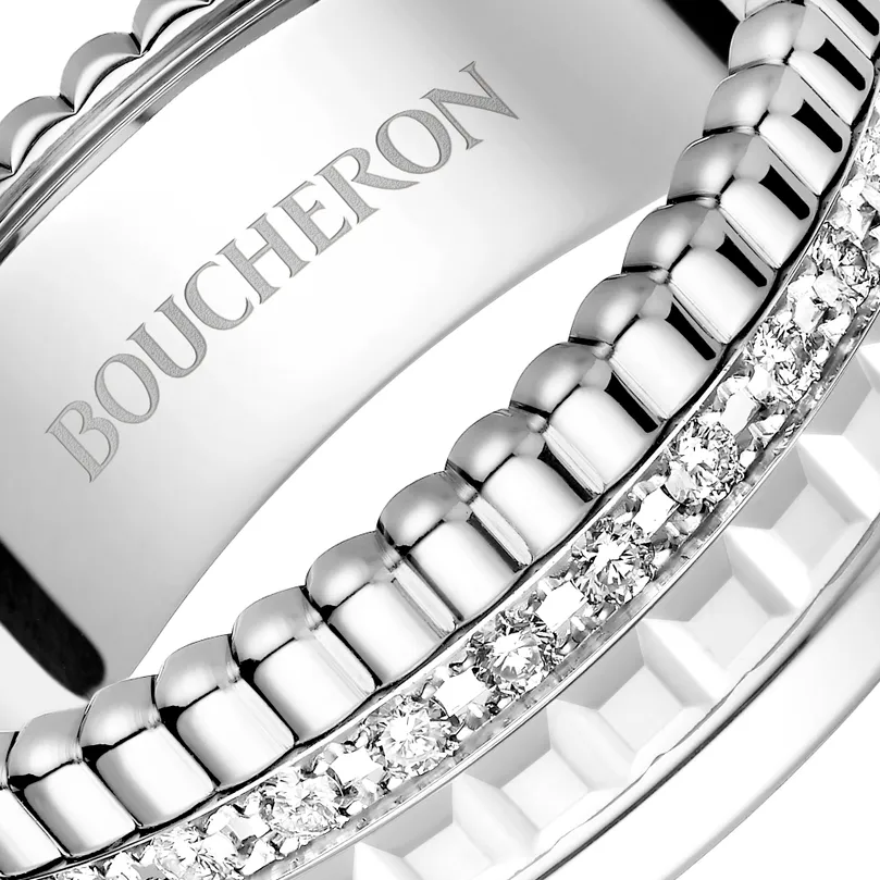 QUATRE DOUBLE WHITE EDITION SMALL RING