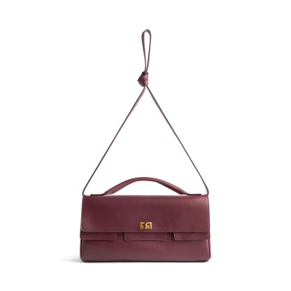 Women's Bel Air Small Clutch On Strap in Black