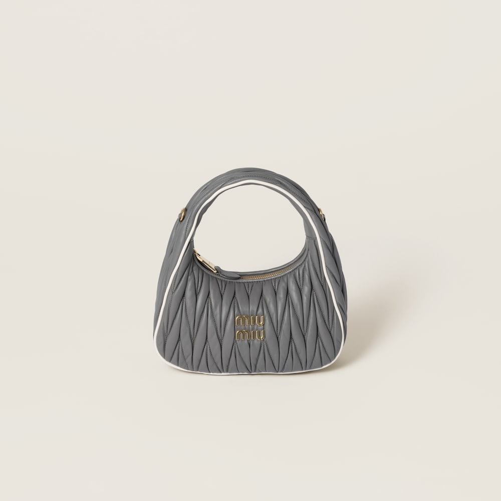 Wander matelassé nappa leather bag