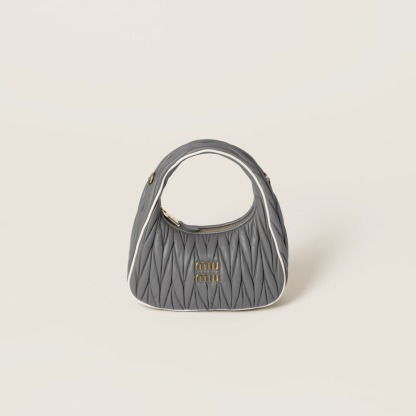 Wander matelassé nappa leather bag