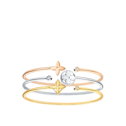 Idylle Blossom Twist Bracelet, Yellow Gold