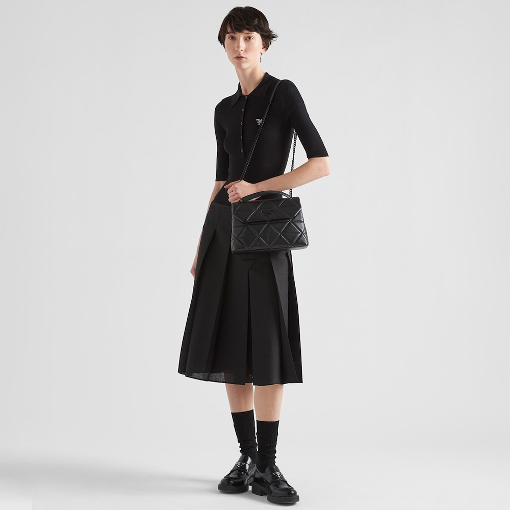 Large nappa Leather  Spectrum Bag