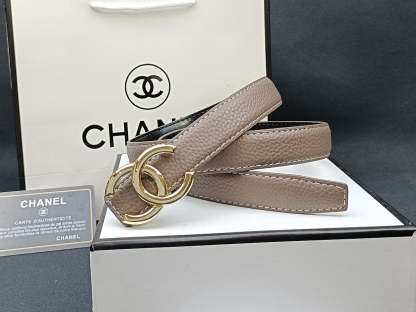 8 Colors luxury double C multi-color lychee leather belt