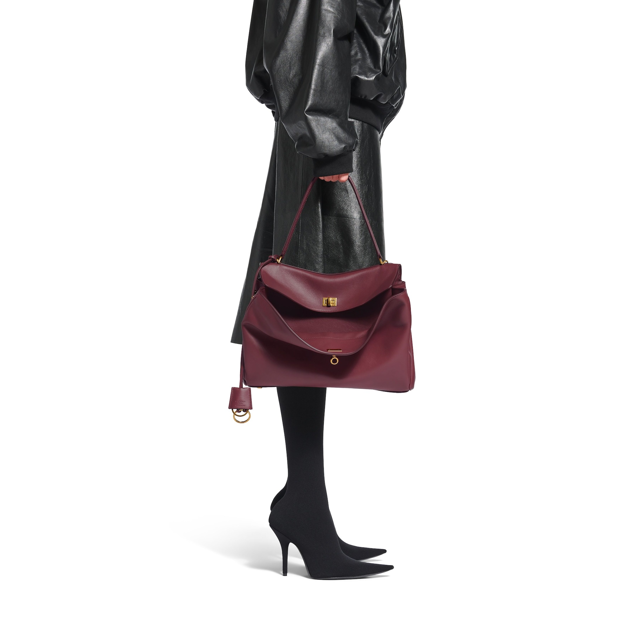 Women's Rodeo Medium Handbag in Burgundy